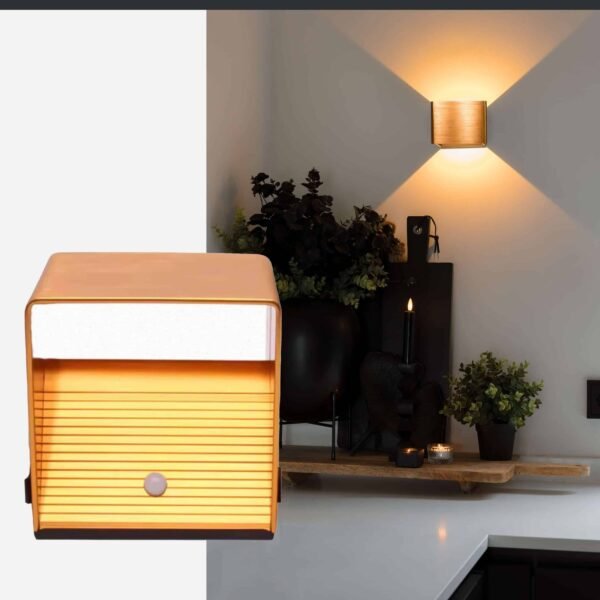 Wandlamp oplaadbaar goud (7)